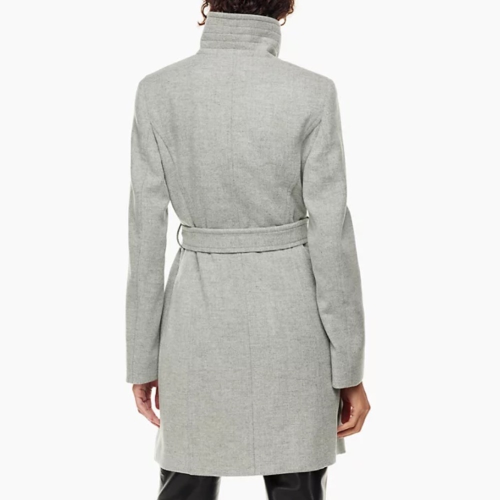 Babaton Gray Women's Coat - Picture 3 of 16